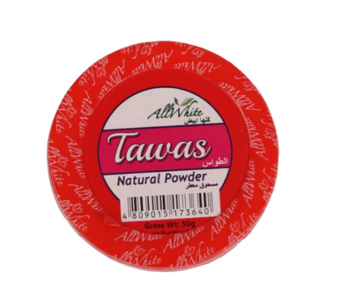 All White Tawas Natural Powder 50 g  Net Wt 50 g Pack of 2